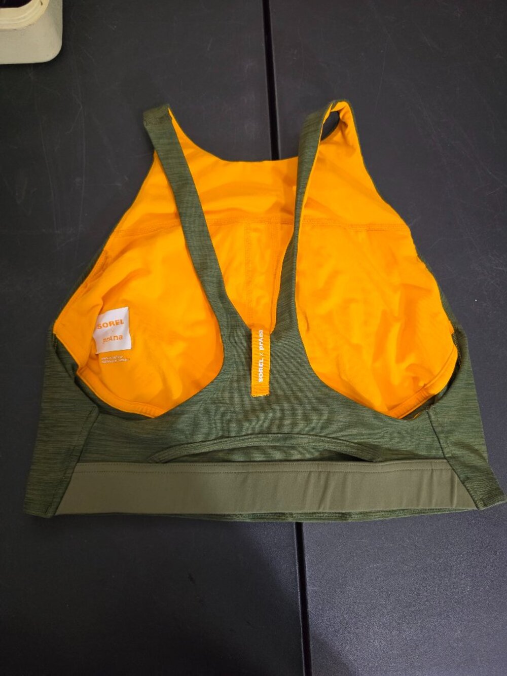 Sorel x prAna Wandering Soul Bralette in Green - Size Large - Picture 3 of 6